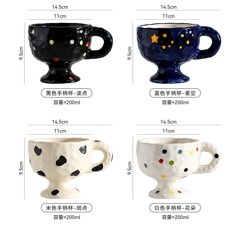 nordic ins 200ml handmade porcelain beige mini handmade porcelain tea mug reusable glazed ceramic coffee cup