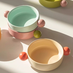 nordic style ceramic baking bowl binaural baking tray pans deep dish restaurant cooking tableware