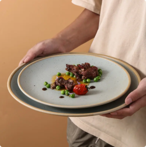 personalized new design simple salad fruit food cake ceramic dishes wedding party steak flower ceramic plates porcelain plate (copy)