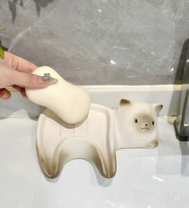 oem custom ins nordic porcelain soap organizer tray surface ceramic soap holder dish tray for bathroom