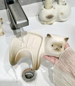 oem custom ins nordic porcelain soap organizer tray surface ceramic soap holder dish tray for bathroom