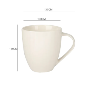 personalized fine bone china porcelain 500ml wholesale sublimation ceramic white coffee mugs with custom text logo picture cups