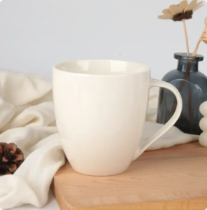 personalized fine bone china porcelain 500ml wholesale sublimation ceramic white coffee mugs with custom text logo picture cups