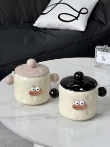 salt and pepper ceramic seasoning jar set nordic kitchen ceramics seasoning box three piece set ceramic spice jar