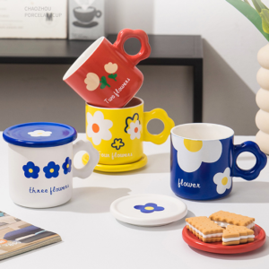 ceramic manufacturer gourd shape korean style porcelain gift mug (copy)