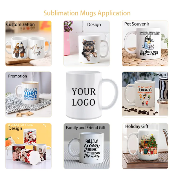 wholesale custom logo promotion porcelain mug sublimation blank unique luxury christmas tea cup mugs 11oz ceramic mugs and cup