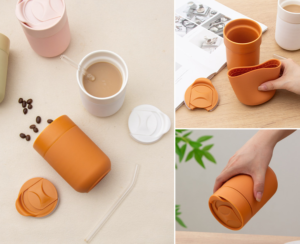 factocy wholesales promotion porcelain tea cup set taza gift travel with silicone lid creative ceramic coffee mug (copy)