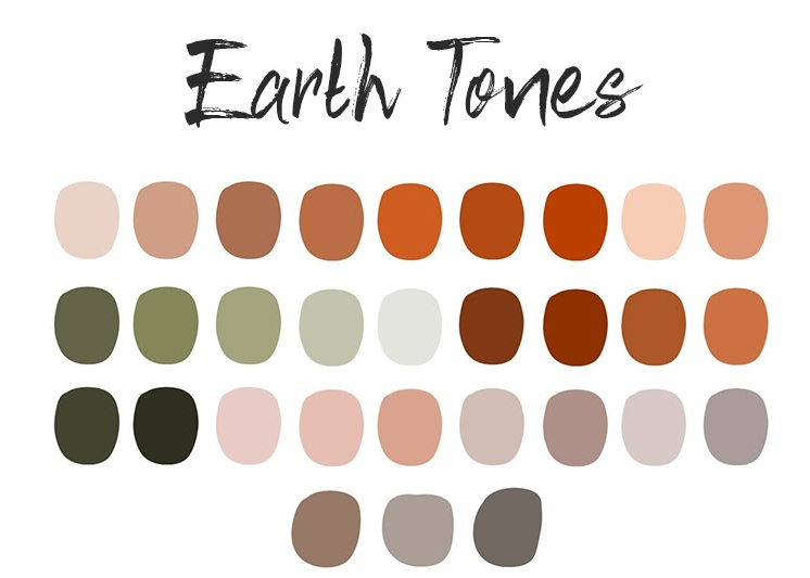 earthy tones