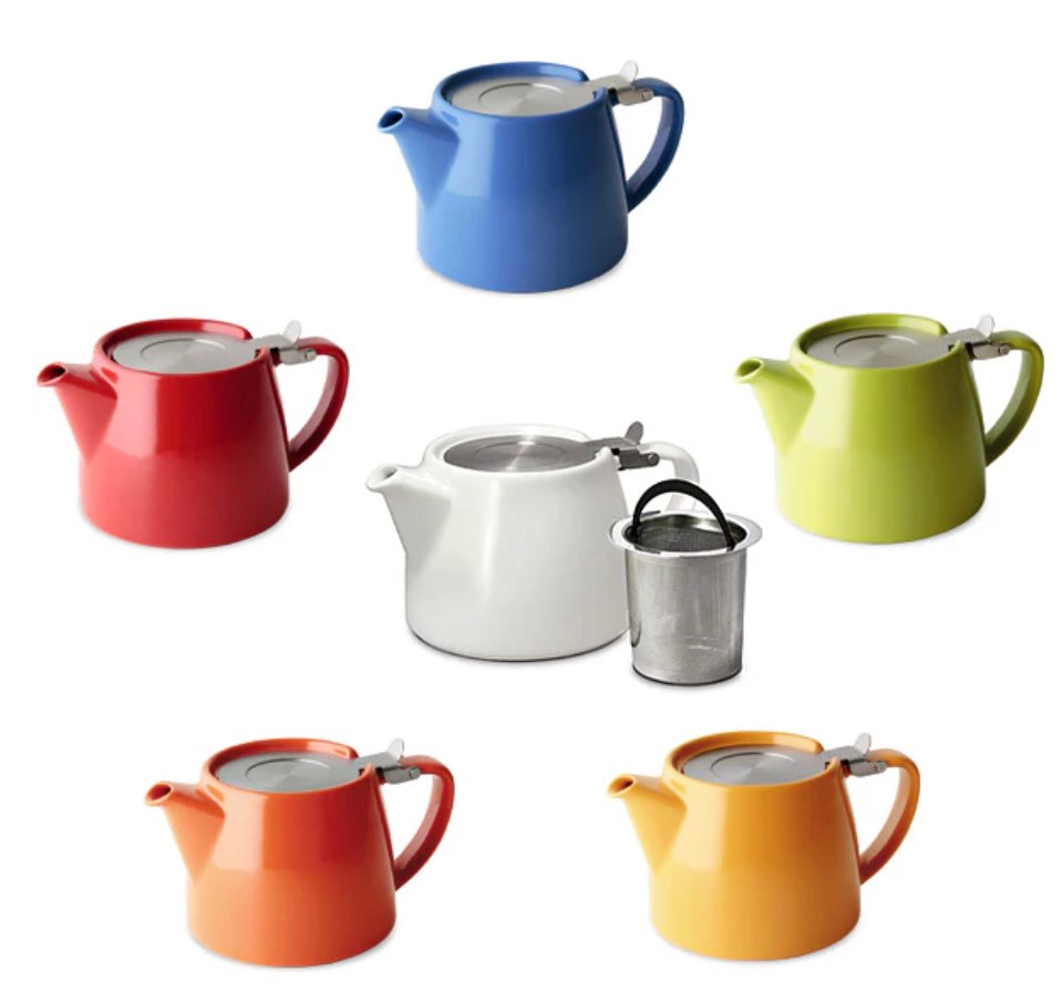 teapots with ceramic infusers
