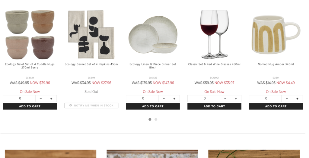 ecology homewares