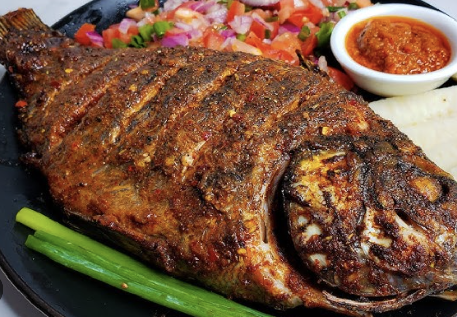 grilled tilapia in ghana