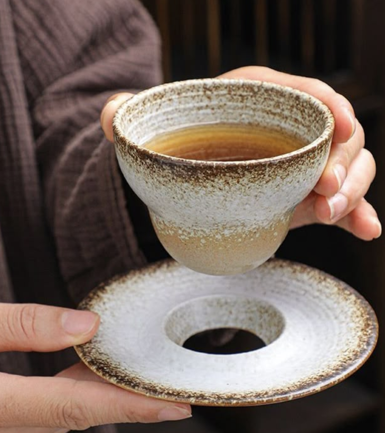japanese inspired simplicity cup saucer