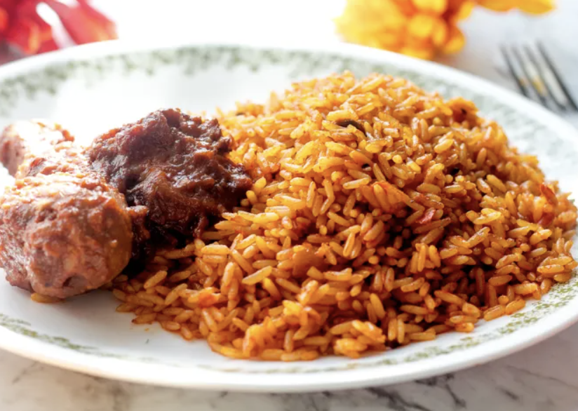 jollof rice in nigeria