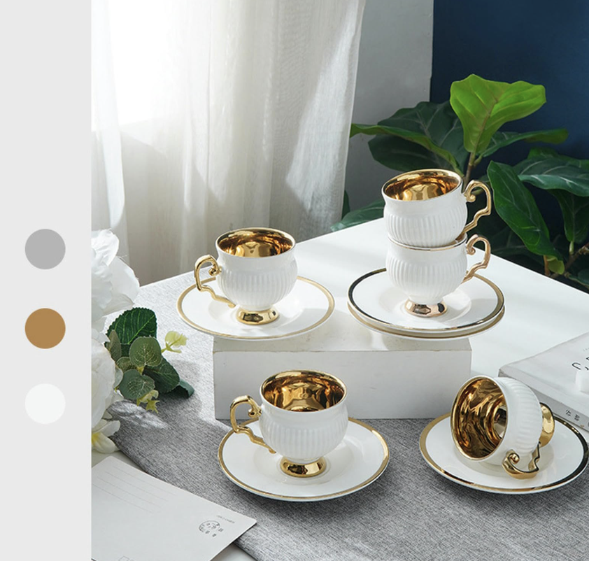 minimalism arabic coffee cup