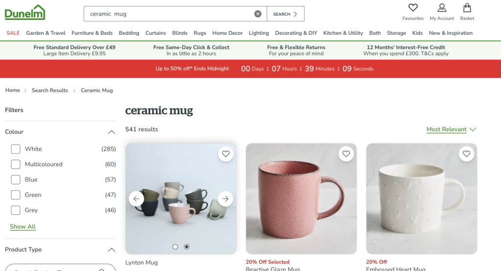 dunelm mugs