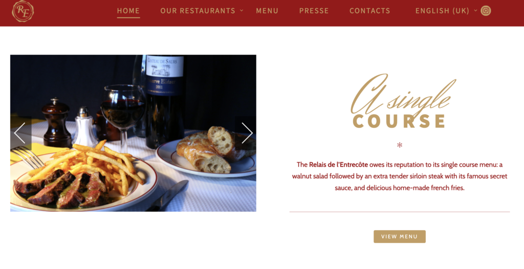 le relais de l’entrecôte