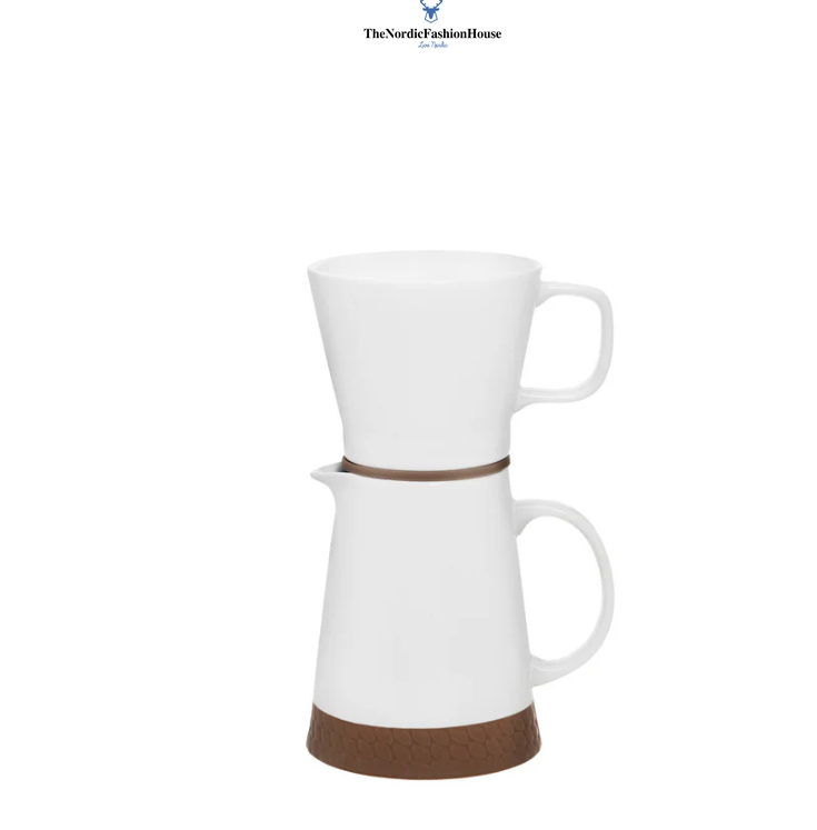 nordic flow pour over set made of ceramic