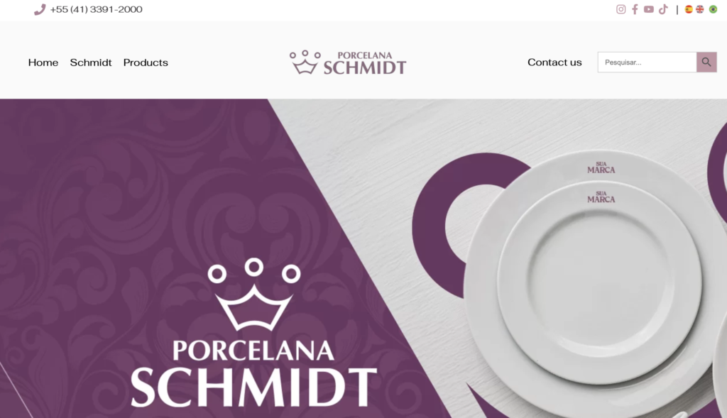 schmidt porcelanas