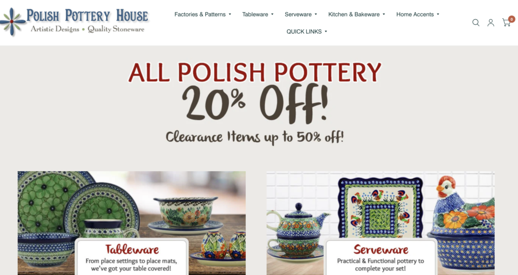 boleslawiec pottery
