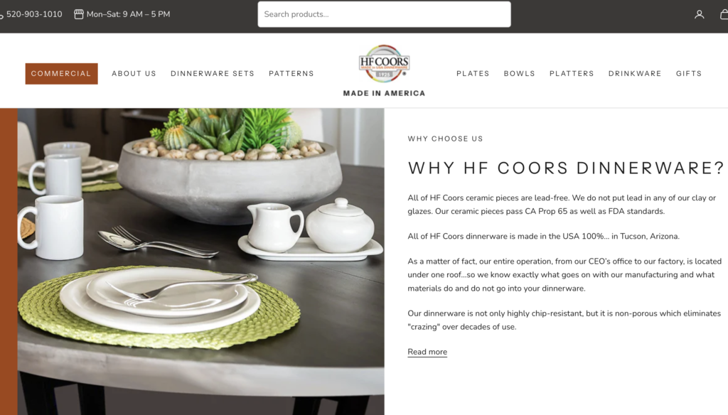 hf coors