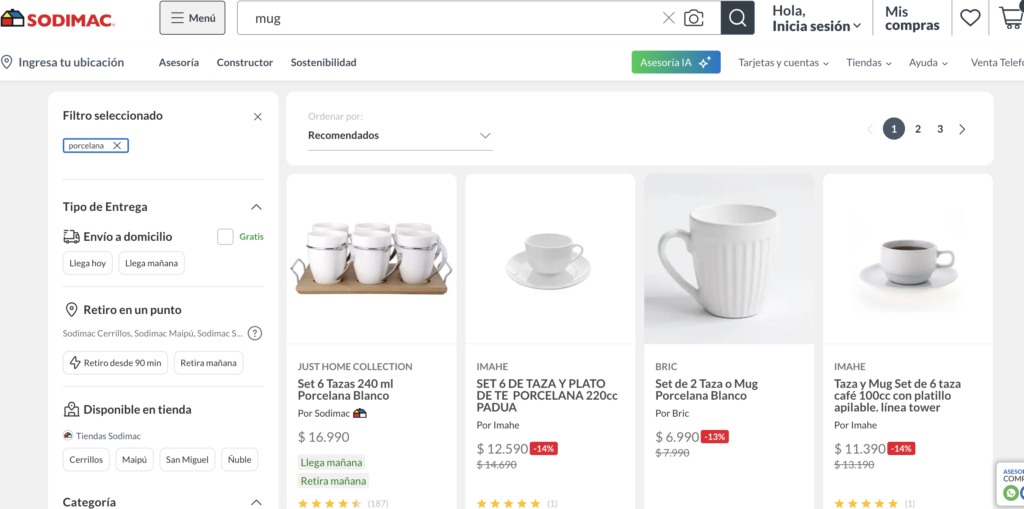 sodimac homecenter