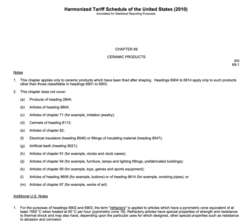 us tariffs ceramic products