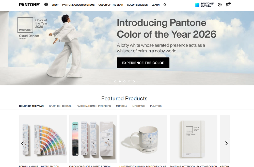 pantone 2026 color cloud dancer